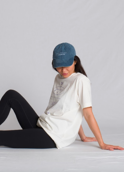 Jivamukti Yoga Cap - NEW DENIM DESIGN