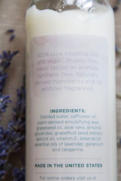 Lavender Aloe Lotion